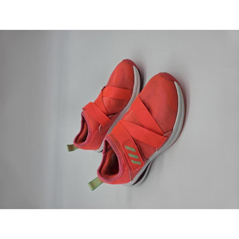 Adidas - GUC - Girls Size 1.5 - Pink / Coral Athletic Sneakers